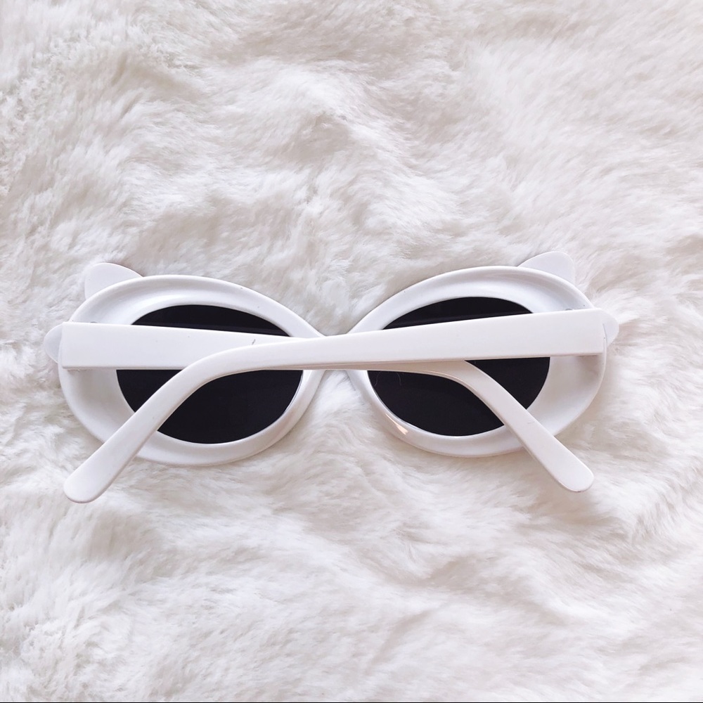 [SB] Everly White Toddler Girl Fashion Sunglasses - Picture 8 of 9